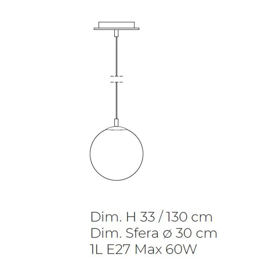 Handgemaakte hanglamp in Venetiaans geblazen glas - Nova Viadurini