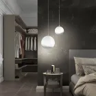 Handgemaakte hanglamp in Venetiaans geblazen glas - Nova Viadurini