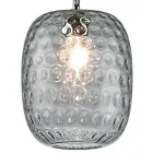 Handgemaakte hanglamp in geblazen Venetiaans glas - Cloe Balloton Viadurini