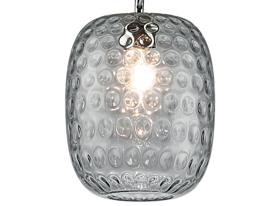 Handgemaakte hanglamp in geblazen Venetiaans glas - Cloe Balloton Viadurini