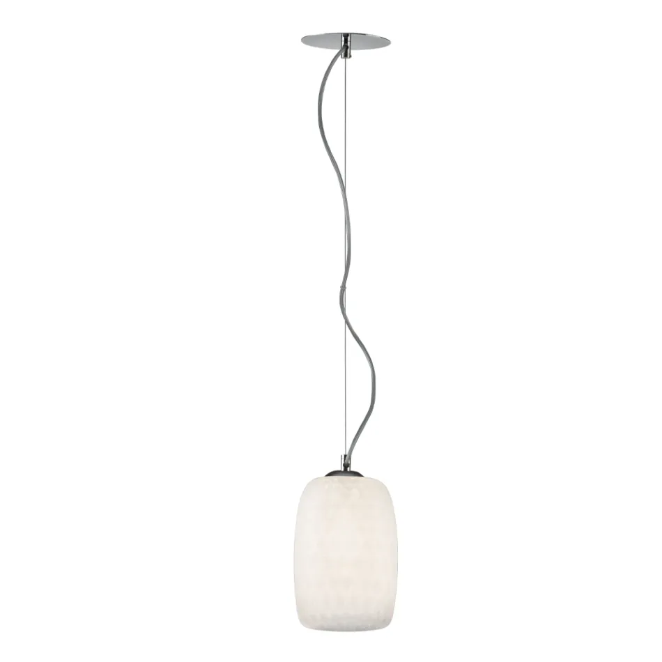 Handgemaakte hanglamp in geblazen Venetiaans glas - Cloe Balloton Viadurini