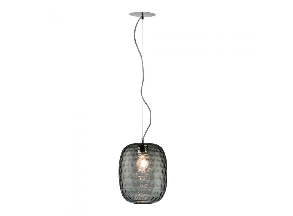 Handgemaakte hanglamp in geblazen Venetiaans glas - Cloe Balloton Viadurini