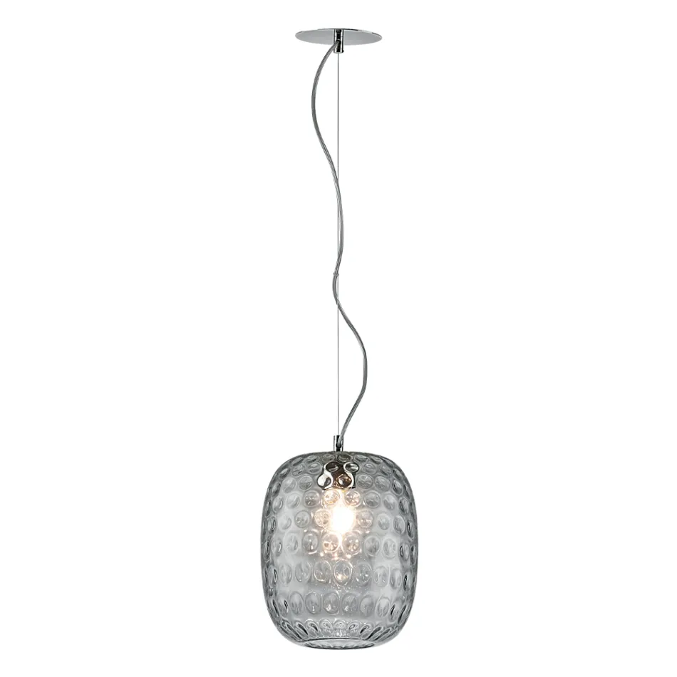 Handgemaakte hanglamp in geblazen Venetiaans glas - Cloe Balloton Viadurini