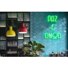 Hanglamp in retrostijl in keramiek gemaakt in Italië - Ferroluce Caxixi Viadurini