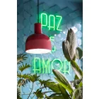 Hanglamp in retrostijl in keramiek gemaakt in Italië - Ferroluce Caxixi Viadurini