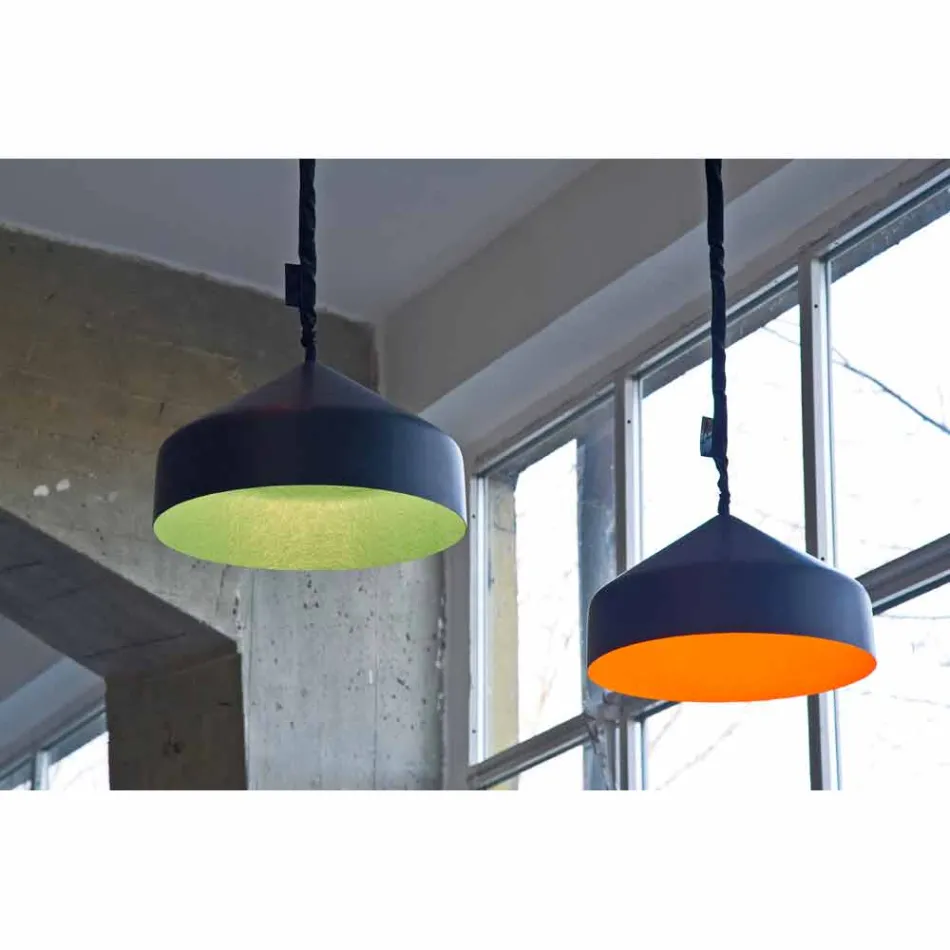 Hangende designlamp In-es.artdesign Cyrcus Resin-schoolbord Viadurini