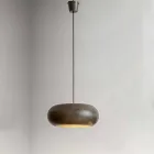 Hanglamp in staaldiameter 500 mm - Materia Aldo Bernardi Viadurini