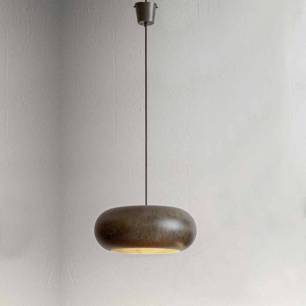 Hanglamp in staaldiameter 500 mm - Materia Aldo Bernardi Viadurini