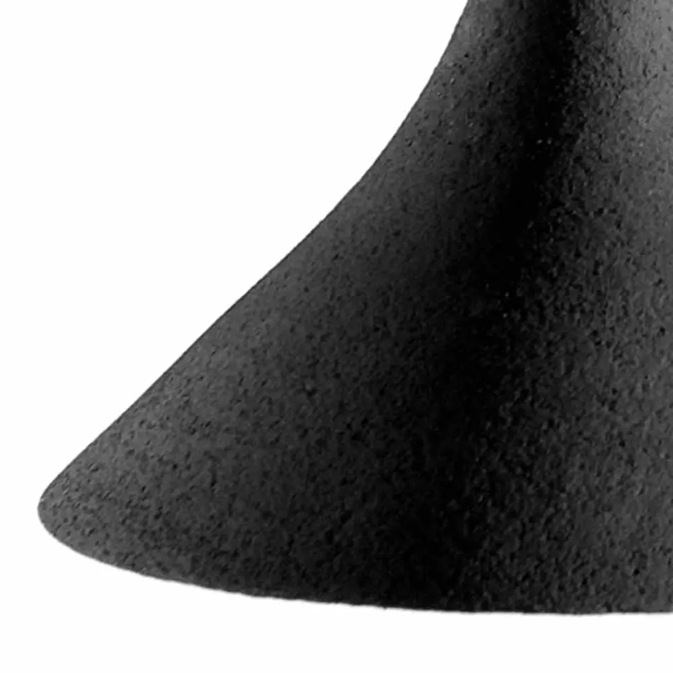 Hanglamp in antraciet steengoed en wit modern interieurdesign - Edmondo Viadurini