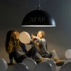 Hanglamp in hars In-es.artdesign Half Moon Modern schoolbord Viadurini