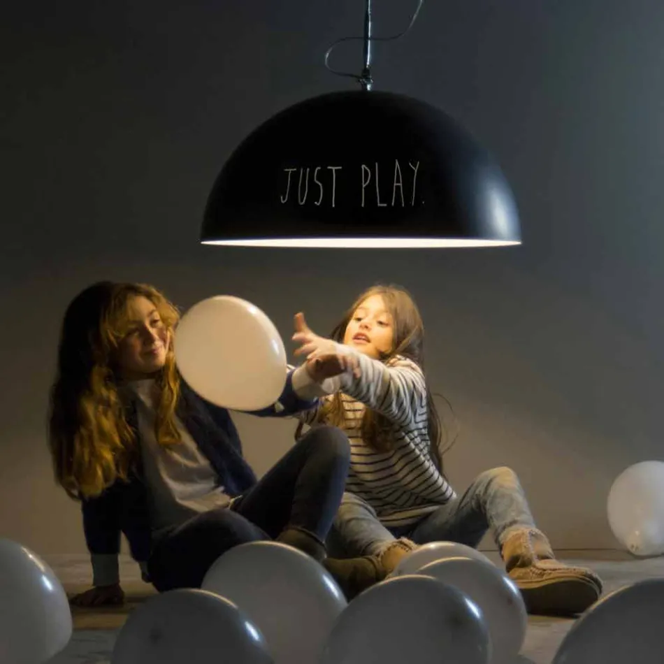 Hanglamp in hars In-es.artdesign Half Moon Modern schoolbord Viadurini