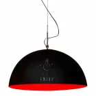 Hanglamp in hars In-es.artdesign Half Moon Modern schoolbord Viadurini