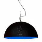 Hanglamp in hars In-es.artdesign Half Moon Modern schoolbord Viadurini