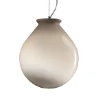 Hanglamp in handgeblazen Venetiaans glas met omhulsel - Ballon Viadurini