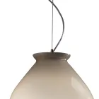 Hanglamp in handgeblazen Venetiaans glas met omhulsel - Ballon Viadurini