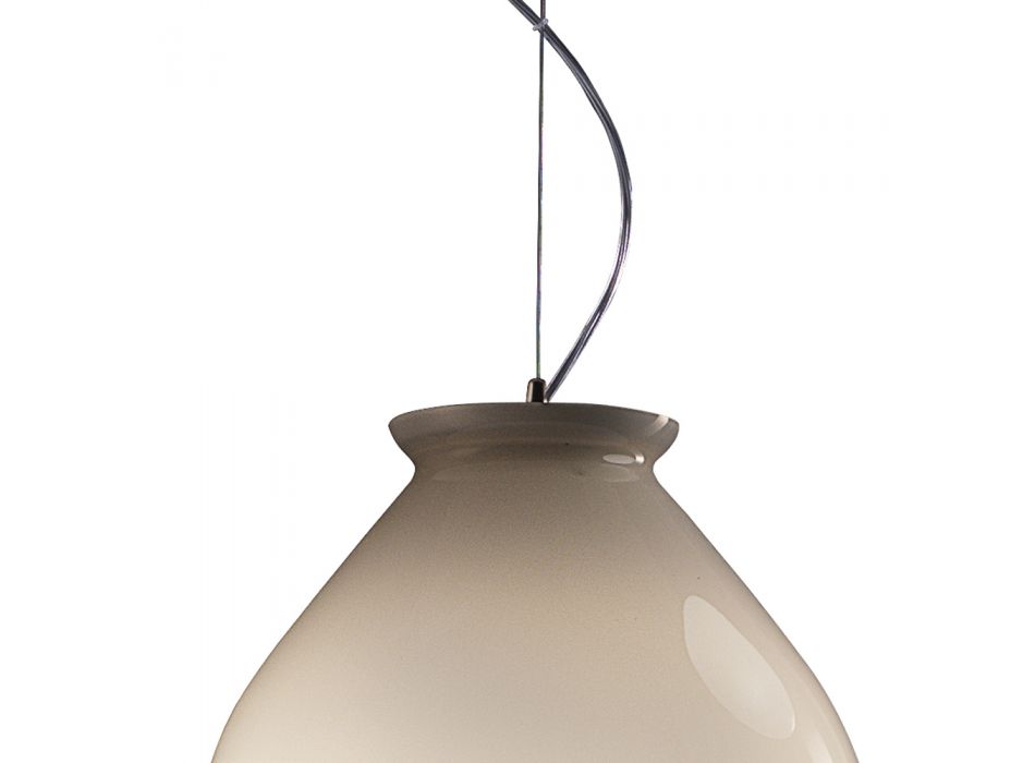 Hanglamp in handgeblazen Venetiaans glas met omhulsel - Ballon Viadurini