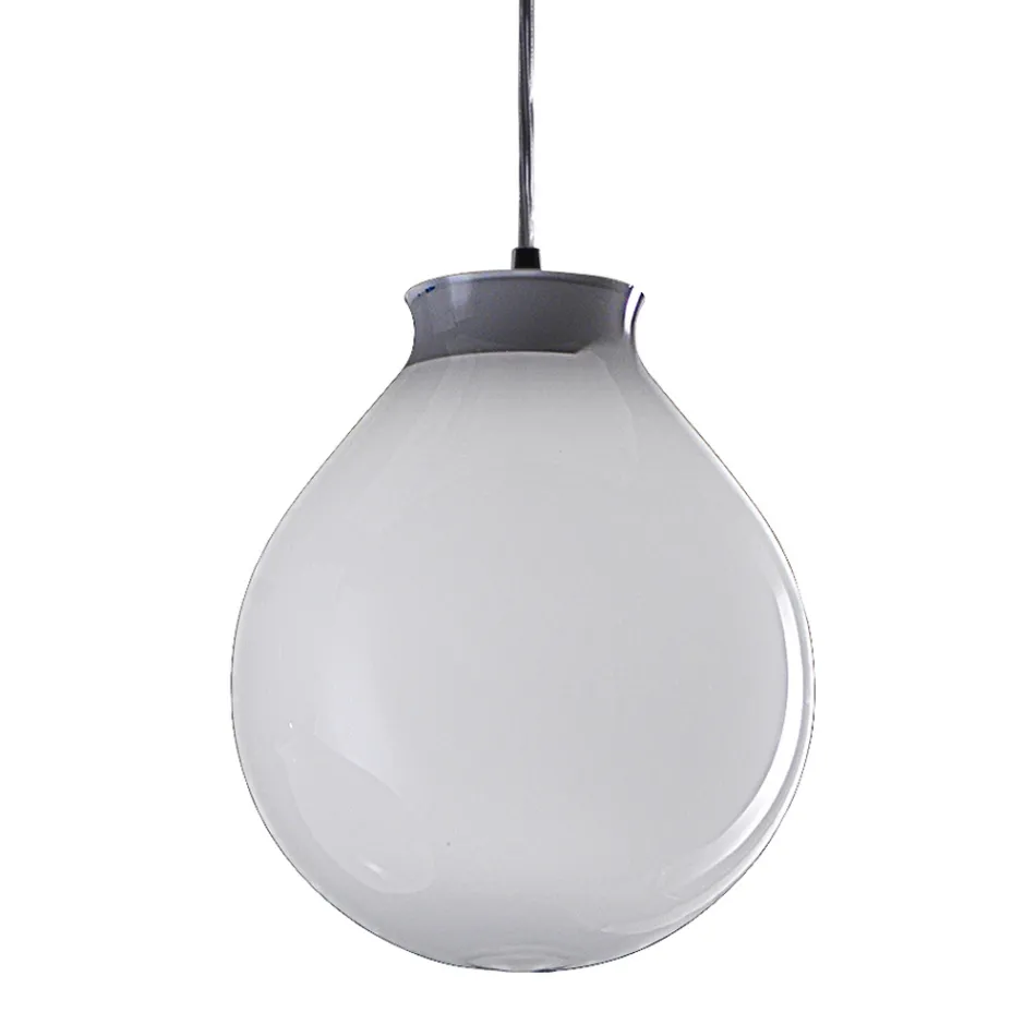 Hanglamp in handgeblazen Venetiaans glas met omhulsel - Ballon Viadurini