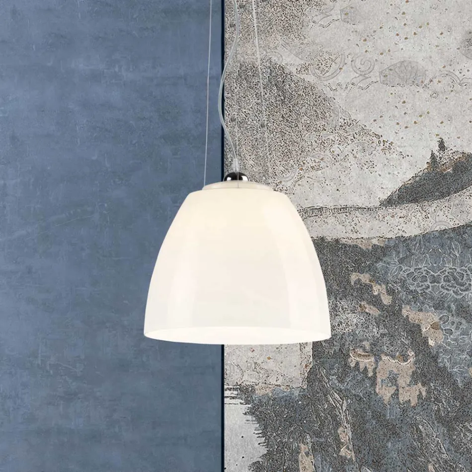 Handgeblazen Venetiaans Glazen Hanglamp - Flora Viadurini