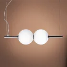 Hanglamp in mondgeblazen Venetiaans glas - Jupiter Viadurini