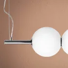 Hanglamp in mondgeblazen Venetiaans glas - Jupiter Viadurini