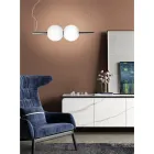 Hanglamp in mondgeblazen Venetiaans glas - Jupiter Viadurini