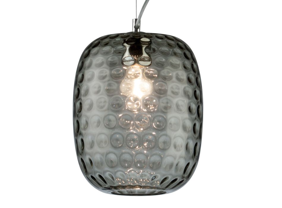 Handgemaakte Venetiaanse geblazen glazen hanglamp - Cloe Balloton Viadurini