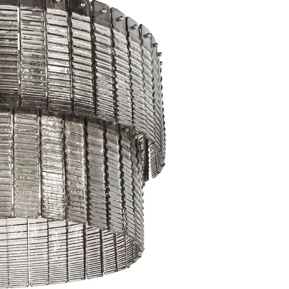 Moderne pendellamp in luxe handgemaakt glas gemaakt in Italië - Valadier Viadurini