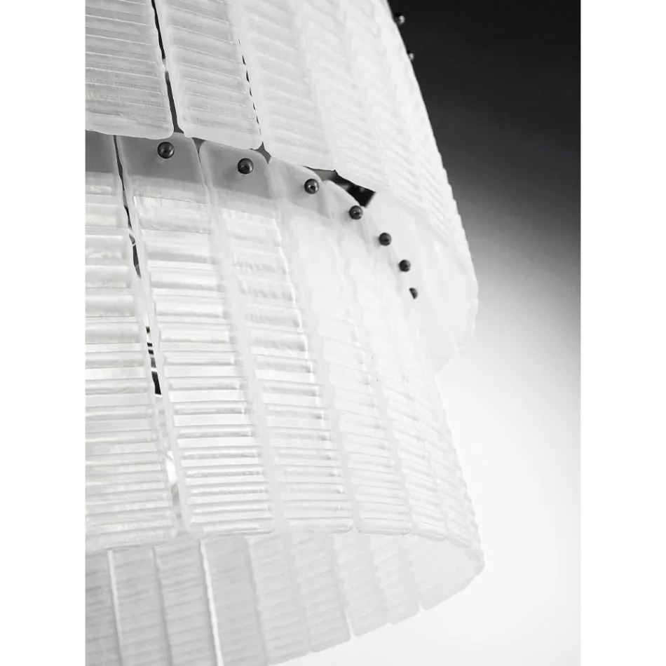 Moderne pendellamp in luxe handgemaakt glas gemaakt in Italië - Valadier Viadurini