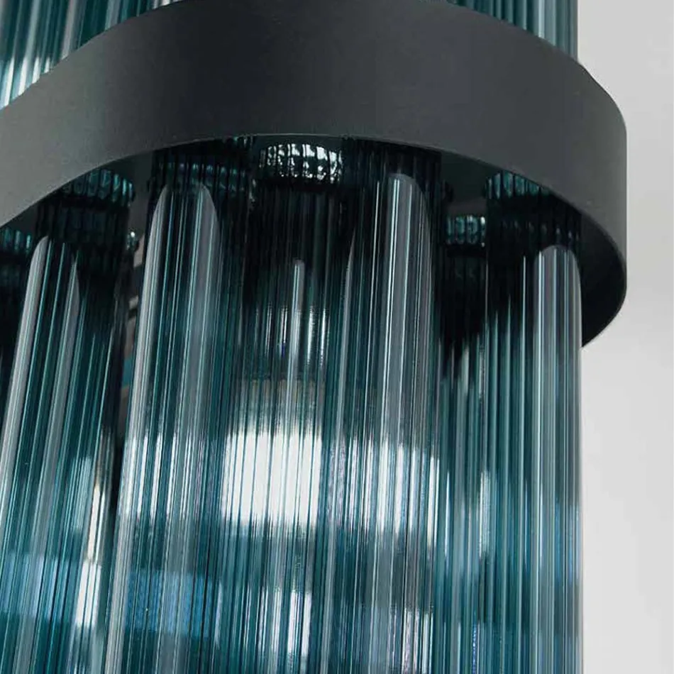 Moderne pendellamp in luxe geblazen glas gemaakt in Italië - Maesta Viadurini