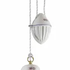 Handgemaakte keramische hanglamp in keramiek en ijzer - Rome Viadurini