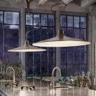 Vintage hanglamp in aluminium gemaakt in Italië - Sassmaòr Viadurini