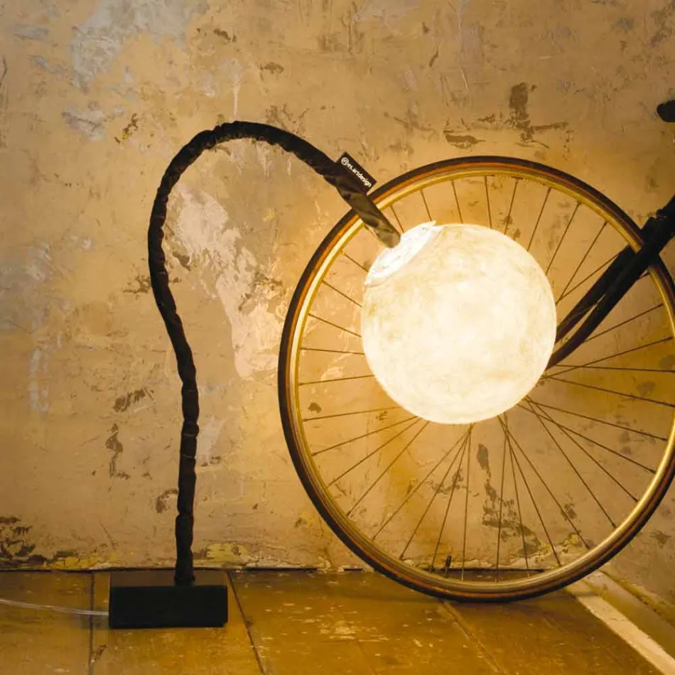 Flexibele vloerlamp In-es.artdesign Micro Luna nebuliet Viadurini