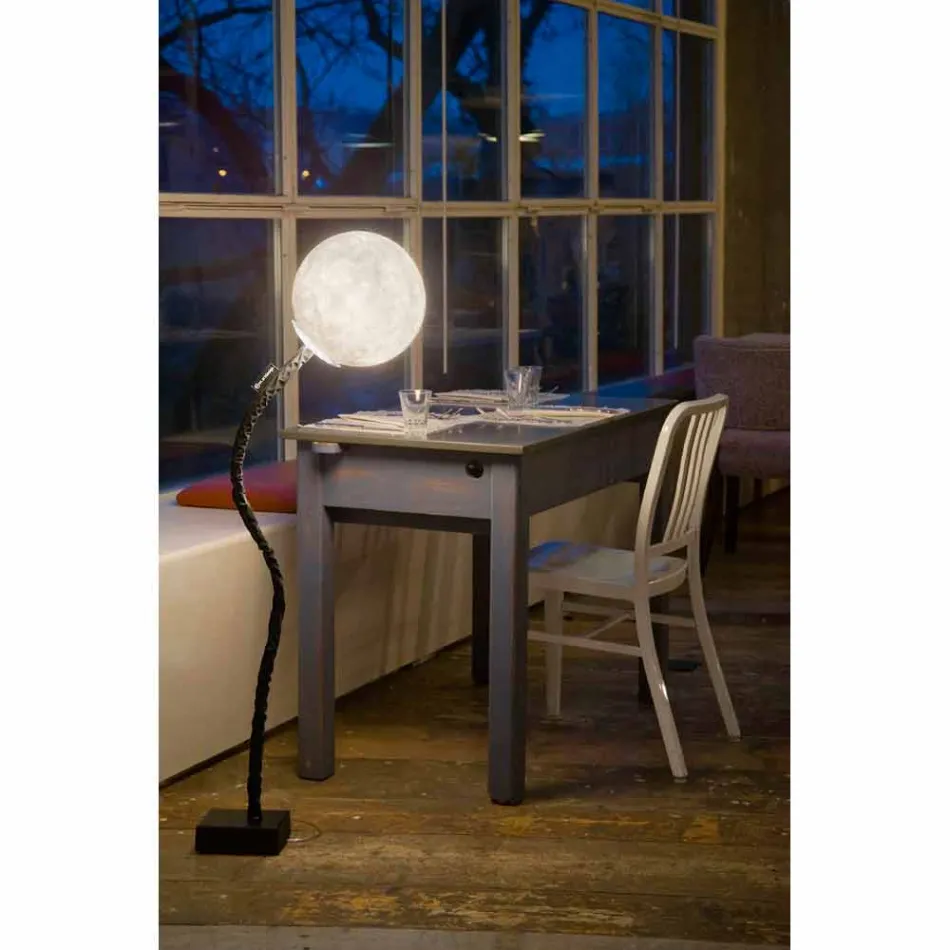 Flexibele vloerlamp In-es.artdesign Micro Luna nebuliet Viadurini