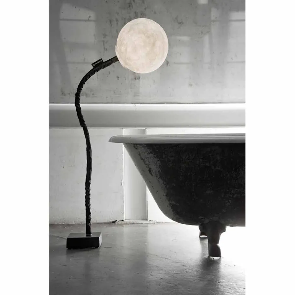 Flexibele vloerlamp In-es.artdesign Micro Luna nebuliet Viadurini