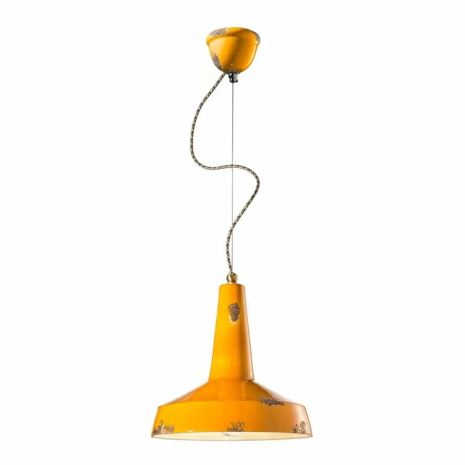 retro-stijl lamp ontworpen ophanging Ferroluce Viadurini