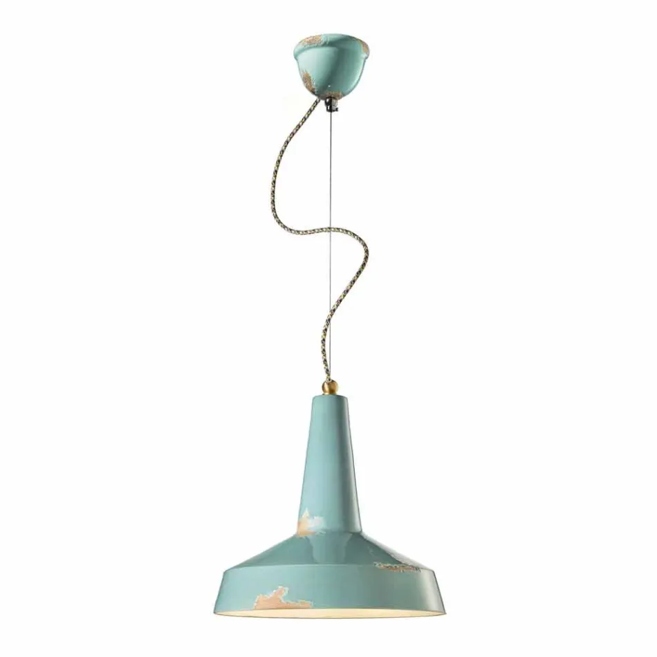 retro-stijl lamp ontworpen ophanging Ferroluce Viadurini