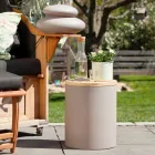 Tafellamp voor Buiten of Binnen Design met Led, Solar of E27 - Tamburostar Viadurini