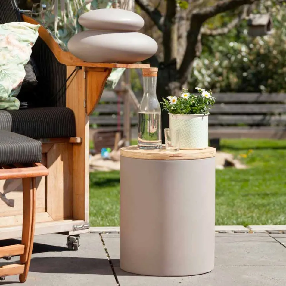 Tafellamp voor Buiten of Binnen Design met Led, Solar of E27 - Tamburostar Viadurini