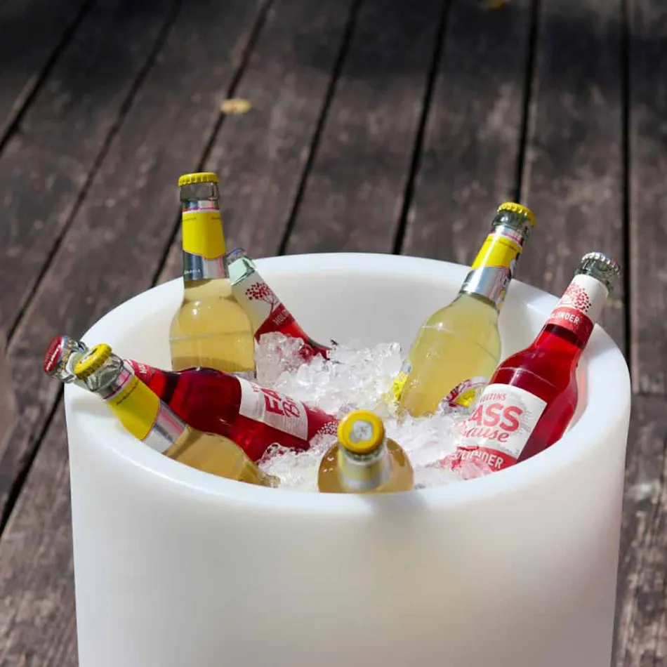 Tafellamp voor Buiten of Binnen Design met Led, Solar of E27 - Tamburostar Viadurini