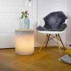 Tafellamp voor Buiten of Binnen Design met Led, Solar of E27 - Tamburostar Viadurini