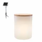 Tafellamp voor Buiten of Binnen Design met Led, Solar of E27 - Tamburostar Viadurini