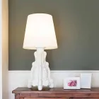 Gekleurde tafellamp Slide Lady of Love modern design gemaakt in Italië Viadurini