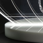 Planisphere Led-tafellamp in lasergegraveerd acrylkristal - Rihanna Viadurini