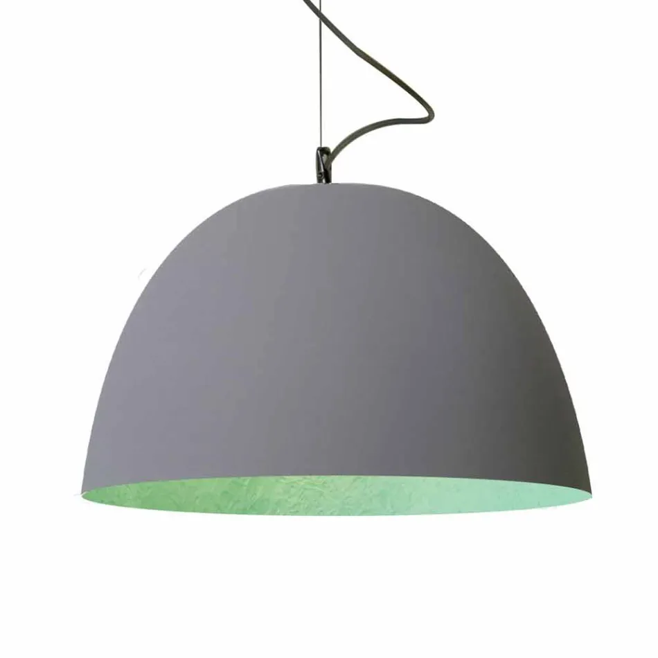 Geschilderde hanglamp In-es.artdesign H2o Modern cement Viadurini