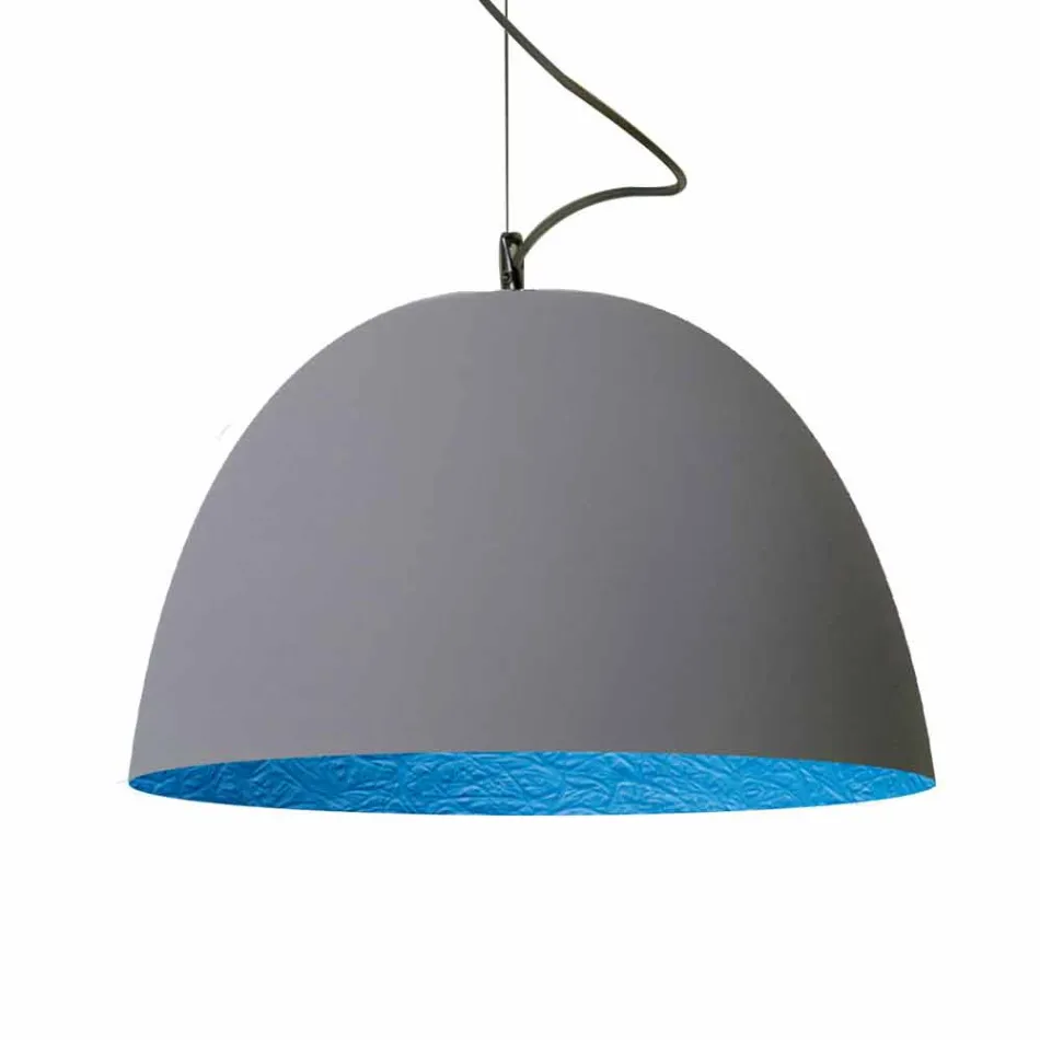 Geschilderde hanglamp In-es.artdesign H2o Modern cement Viadurini