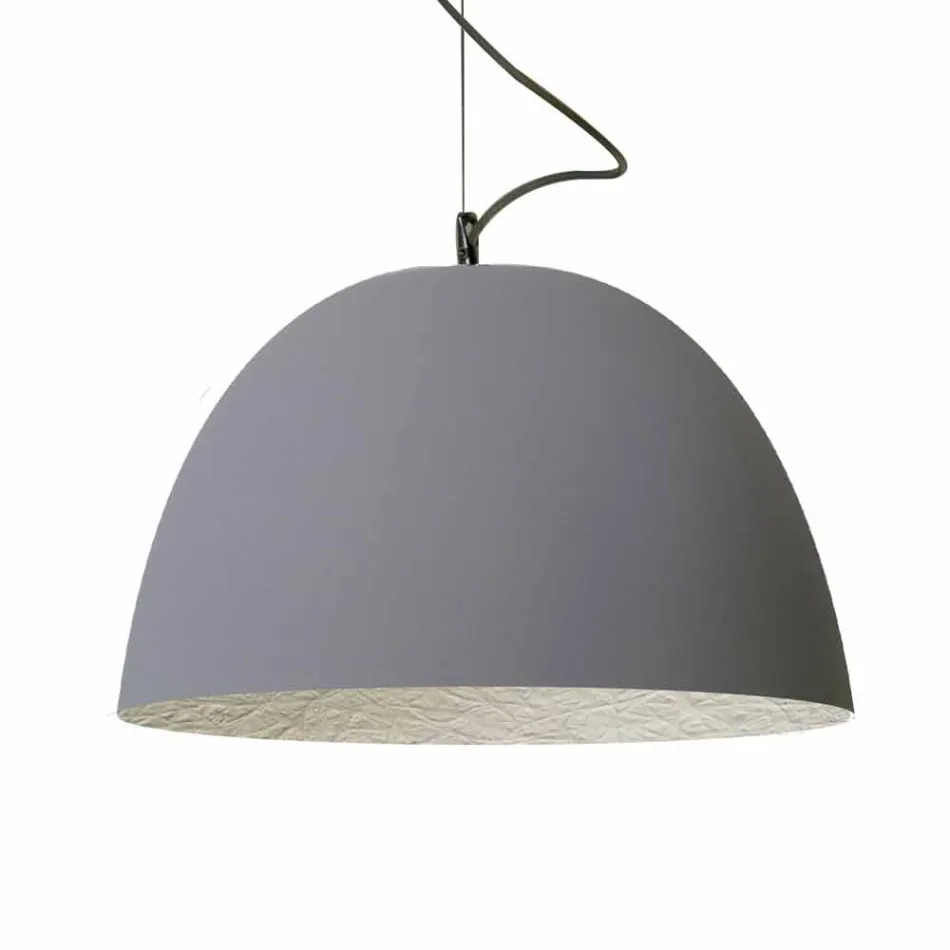 Geschilderde hanglamp In-es.artdesign H2o Modern cement Viadurini
