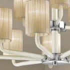 12 lichts kroonluchter in Venetië glas en metaal gemaakt in Italië - Graham Viadurini