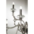 Klassieke 24-lichts kroonluchter in geblazen glas en handdetails - Phaedra Viadurini