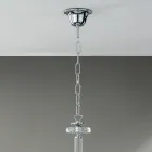 Kroonluchter 8 Lichts Klassiek Italiaans Glas Handgemaakt Teal - Similo Viadurini