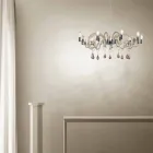 9 Lichte handgemaakte Venetiaanse glazen kroonluchter gemaakt in Italië - Bernadette Viadurini